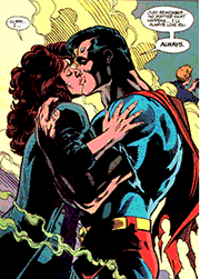 Tender Moment with Supes & Lois